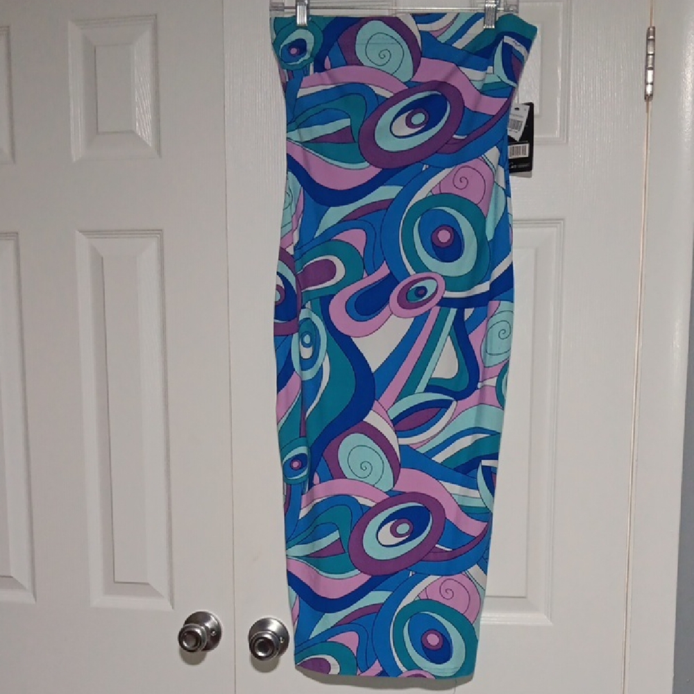 Abstract Pencil Dress/Skirt